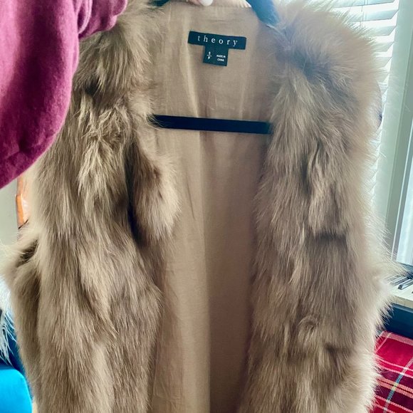 Theory Sweaters - Theory Fox Fur Vest